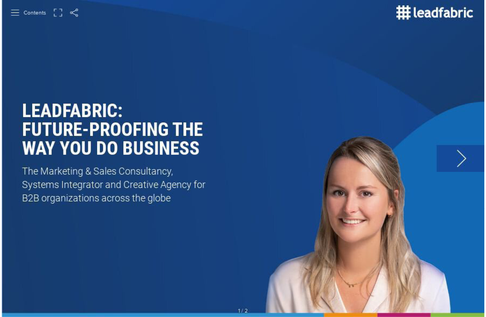 Cover corporate brochure in Turtl