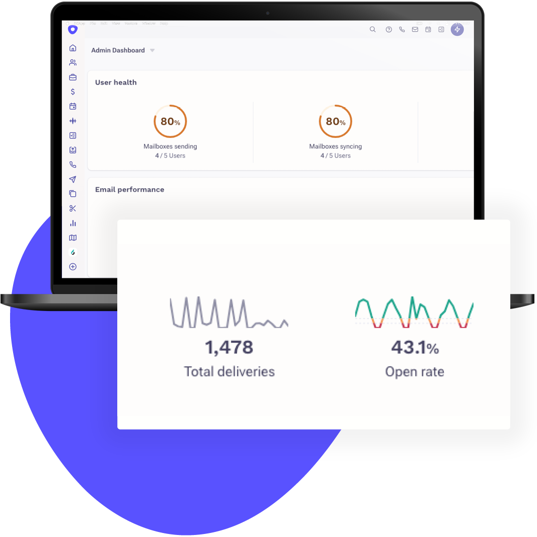 Outreach analytics dashboard